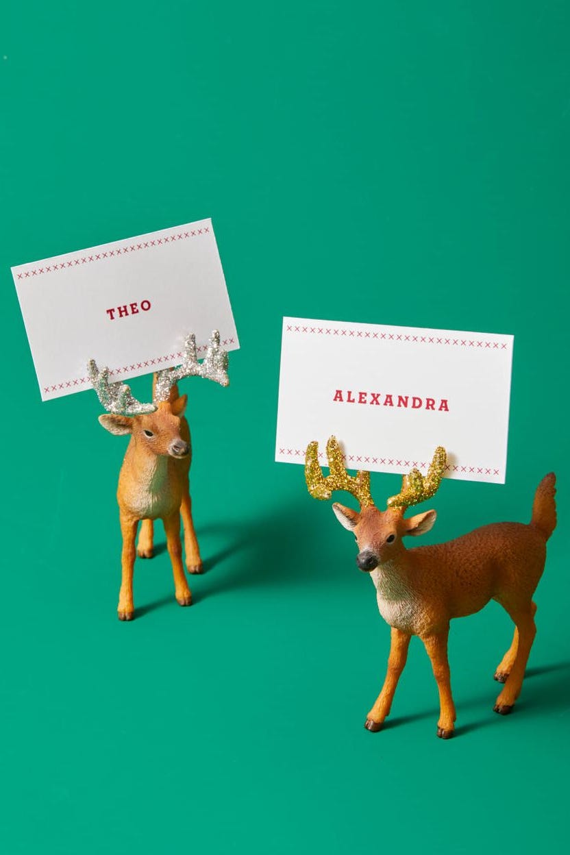 reindeer place card holders