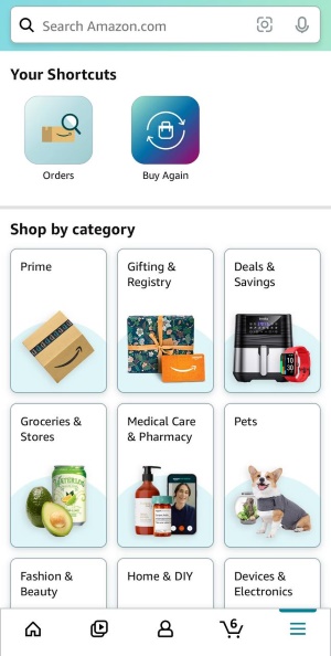 amazon mobile design