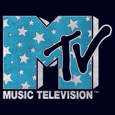 This contains an image of  the music television logo with stars on it