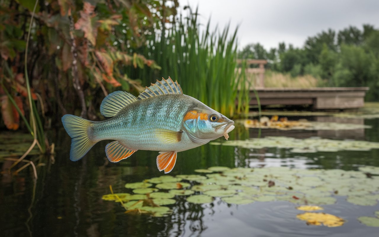 How many bluegill for 7400 gallons of water