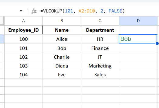 VLOOKUP Function