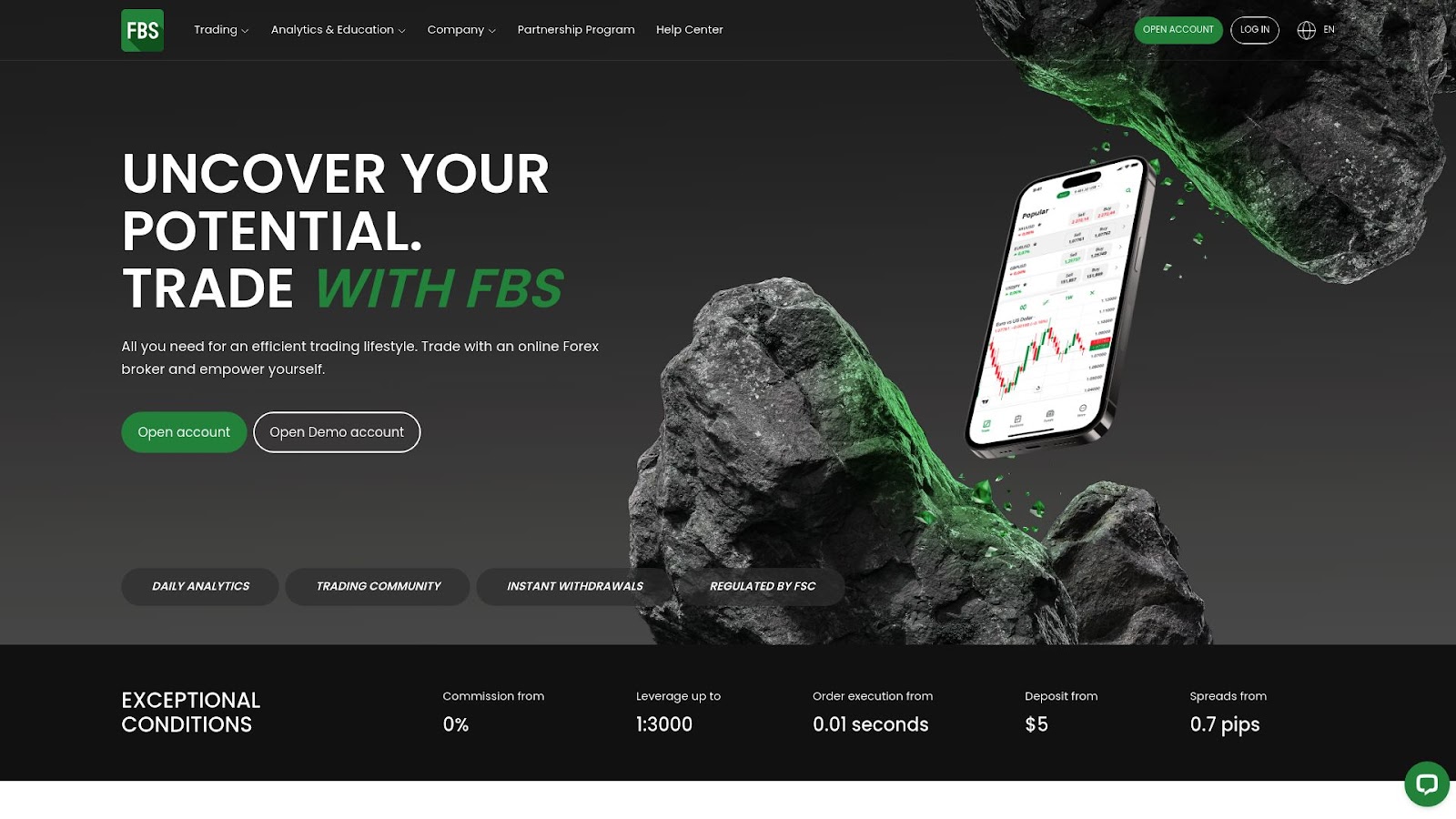 FBS homepage