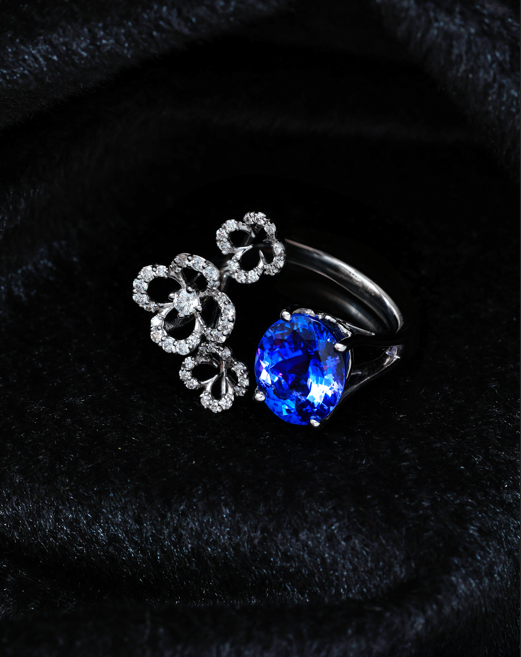 White Gold Tanzanite ring | CKC Jewellers Online