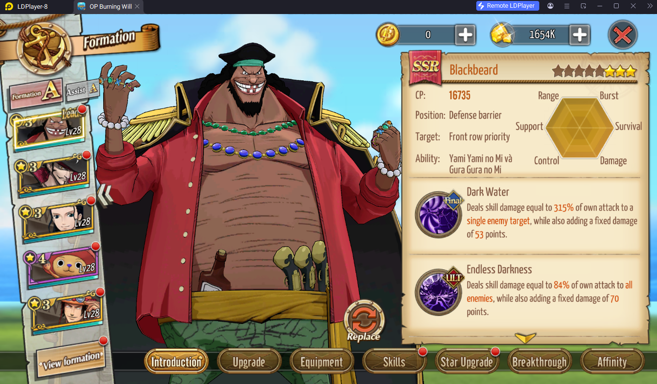 【ไกด์เกม】One Piece Burning Will (Global) Tier List ตัวละครน่าปั้น ตัวไหนเก่งแบกทีมช่วงต้นเกมท้ายเกม เก่งมากใช้ได้ยาวๆ
