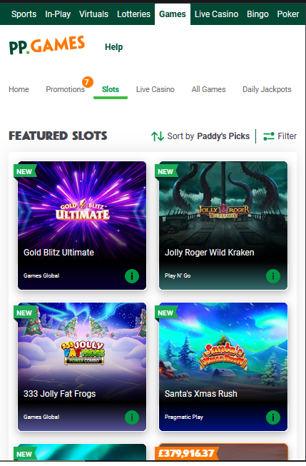 Paddy Power on mobile