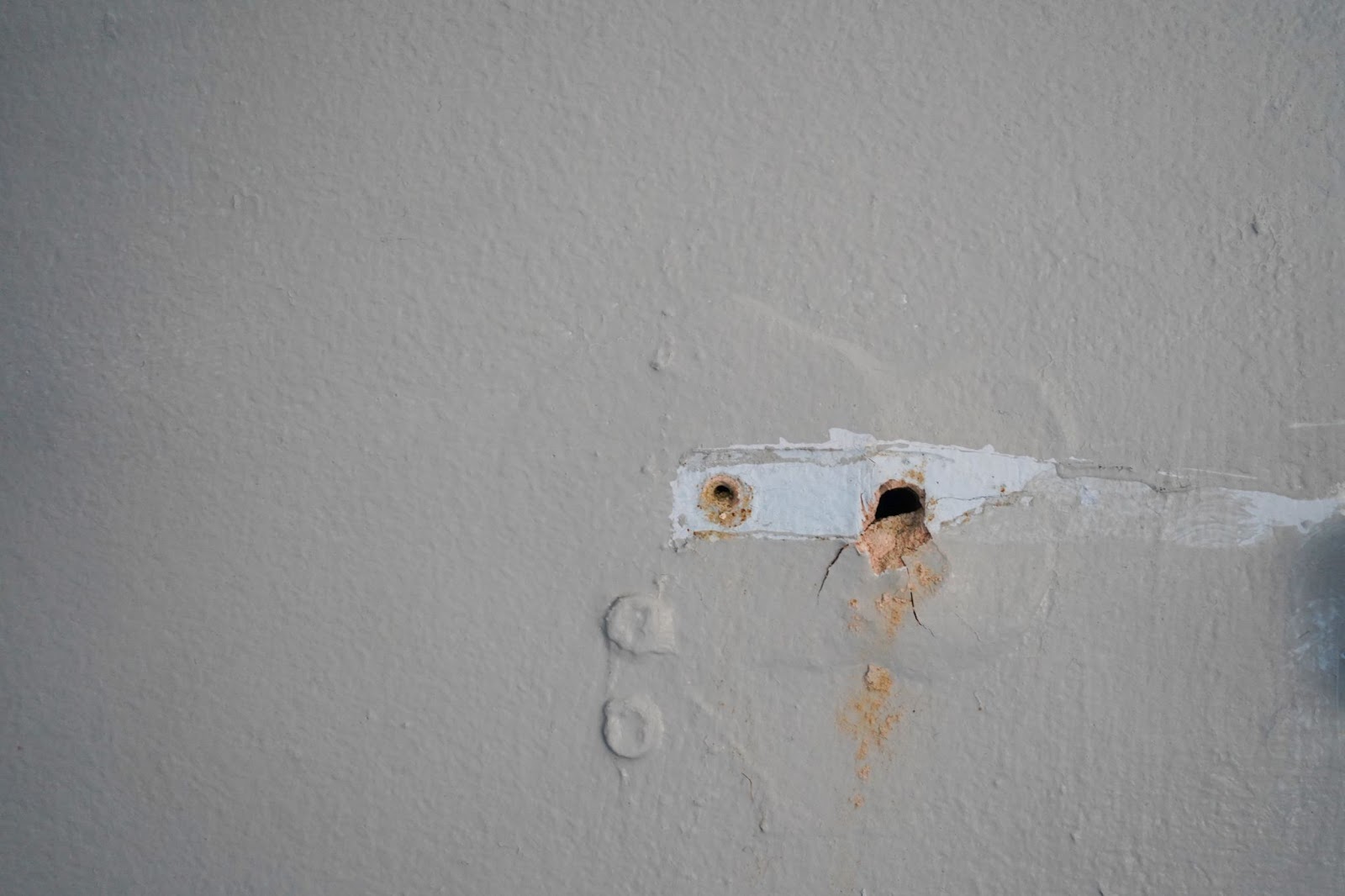 small holes on wall