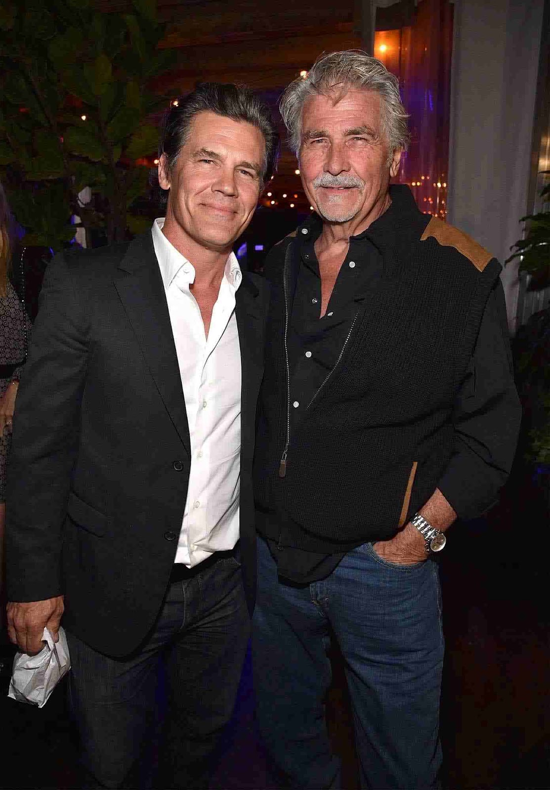Josh with his father