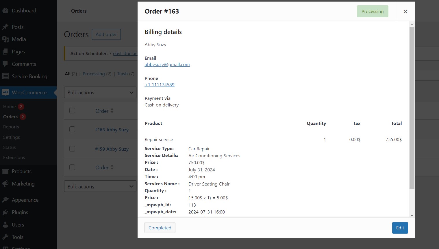 How to use WordPress Repair Service Booking plugin? 20