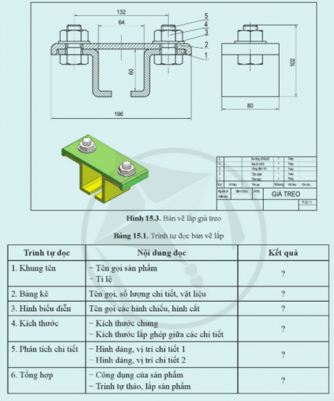 BÀI 15: BẢN VẼ LẮP