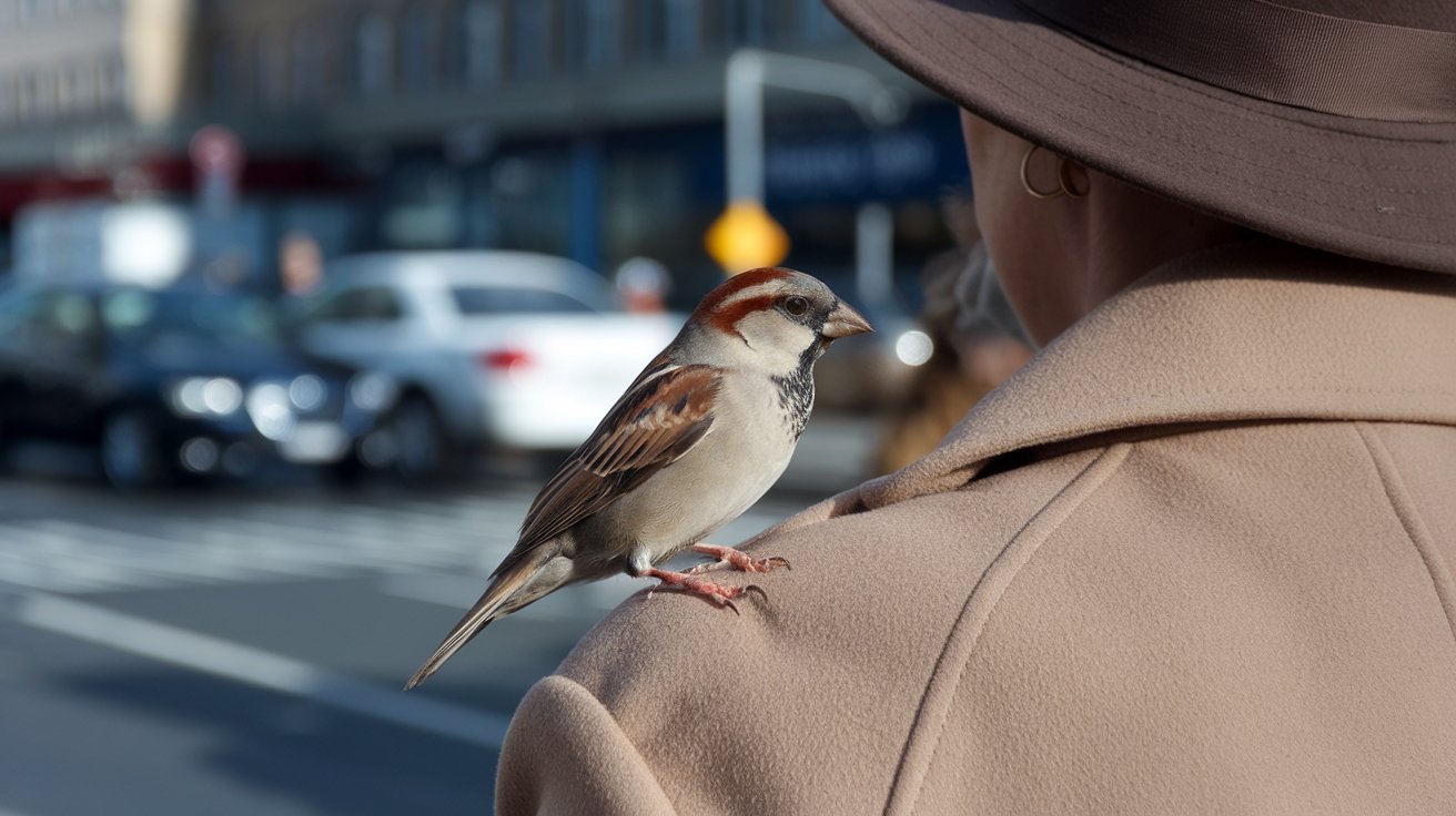 5. A Sparrow Landing on You Represents Simplicity