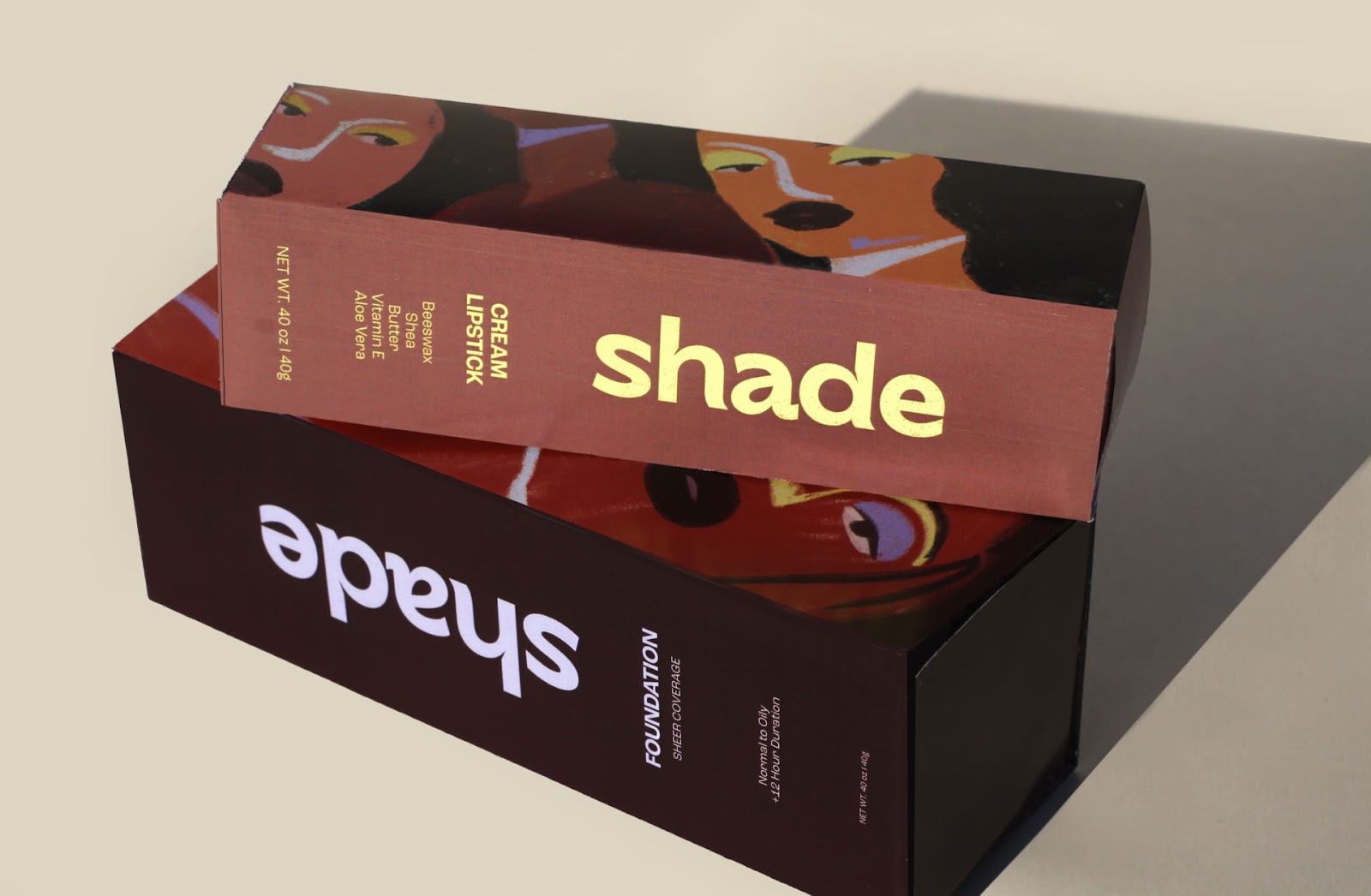 Image from the Shade: Makeup Branding for Gen Z's Modern Sophistication article on Abduzeedo