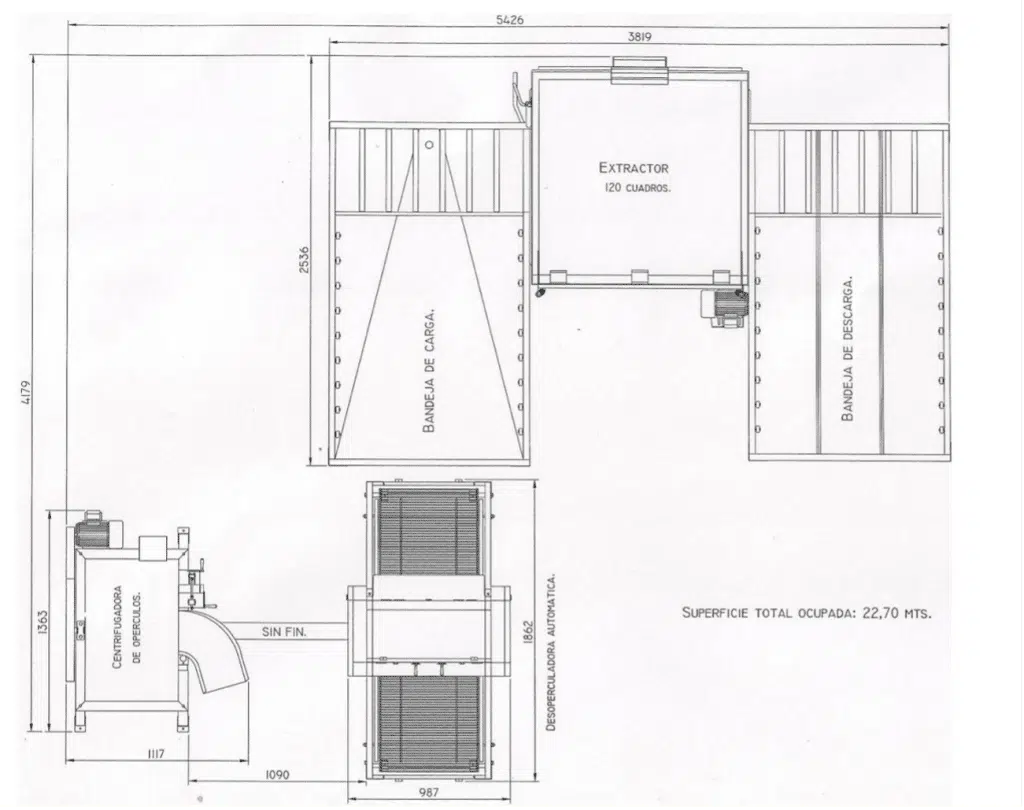 Les différents type et configuration de chaînes d'extraction de miel - ÉQUIPEMENTS & MATÉRIEL