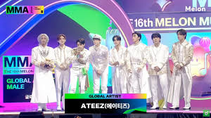 This contain an image of Global Artist- Male ATEEZ