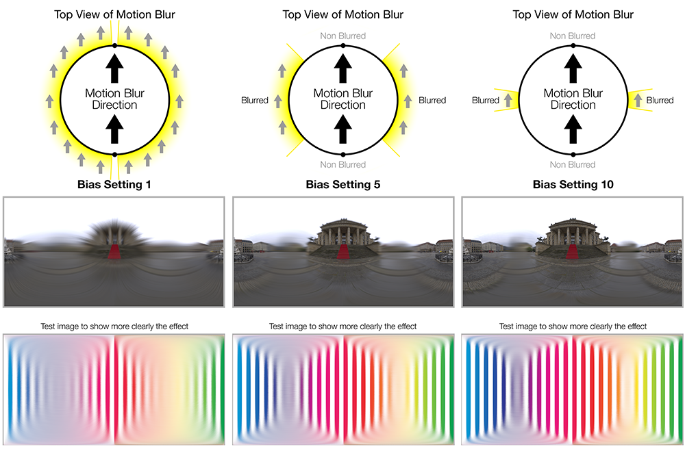 motion blur bias setting