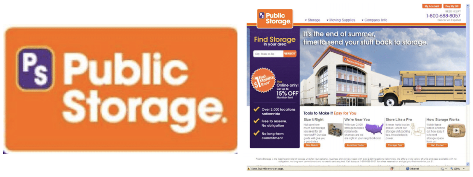 Public Storage branding