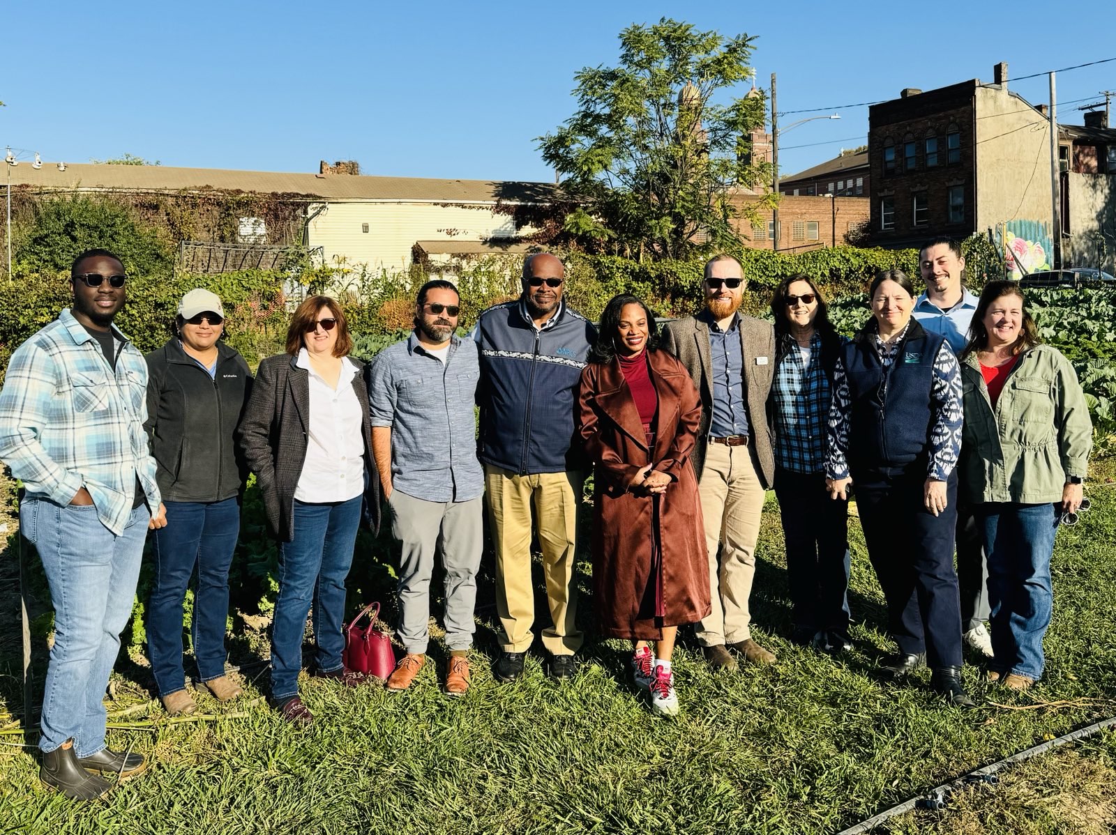 Congresswoman Summer Lee joined USDA NRCS Chief Cosby, local leaders, and community advocates at Braddock Farms 2