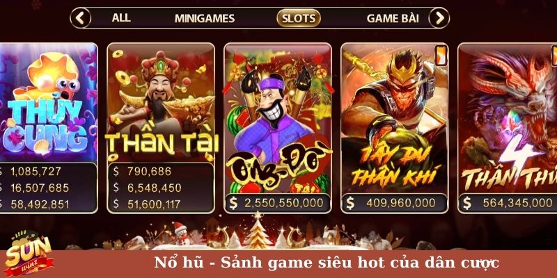 Nổ hũ - Sảnh game siêu hot của dân cược