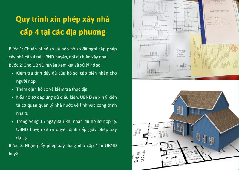 Quy trình xin phép xây nhà cấp 4 Xây dựng Nhất Tín