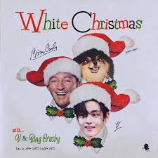 This contain an image of BTS V and Bing Crosby