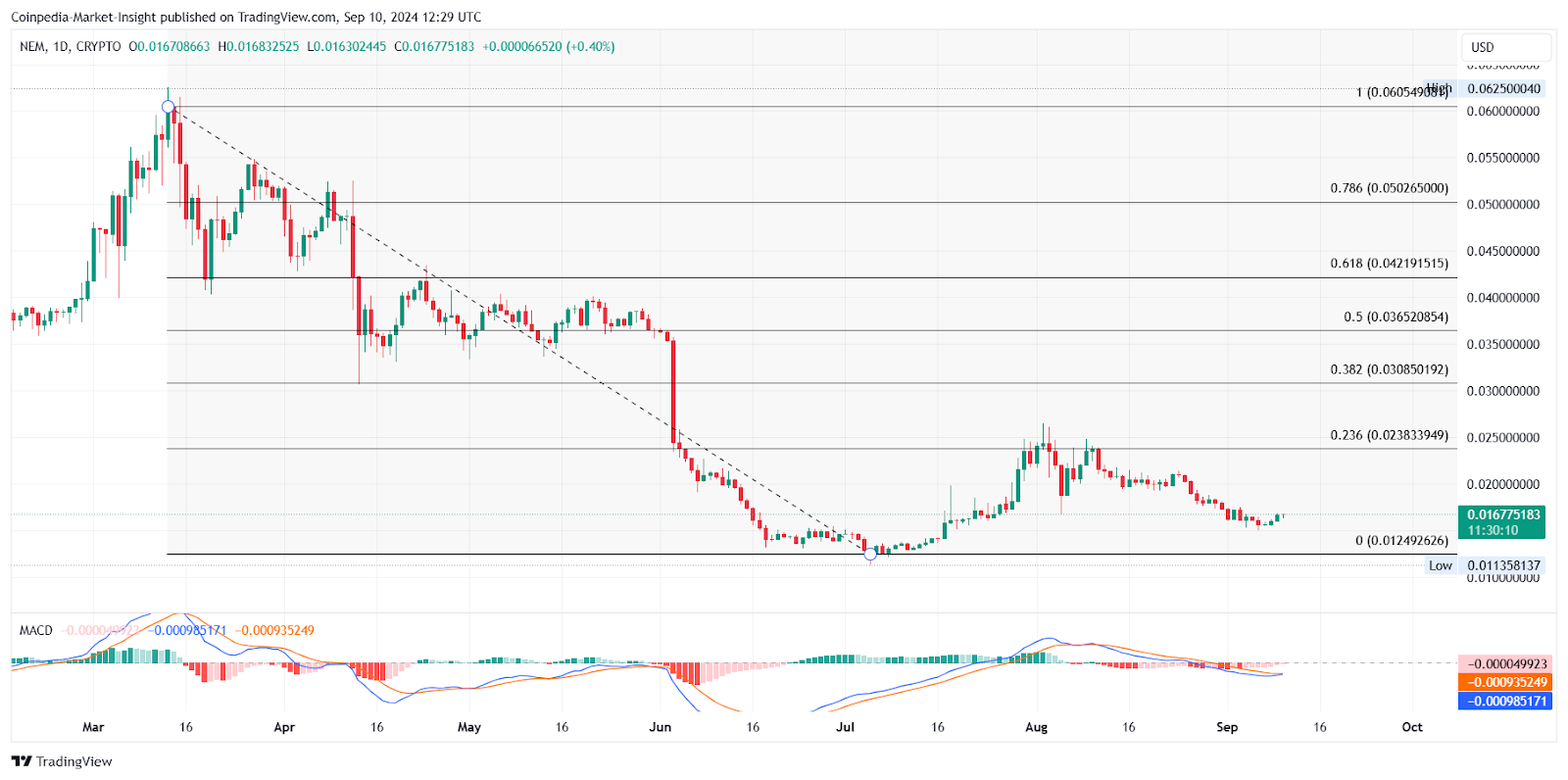 Прогноз цен NEM на 2024, 2025, 2030 годы: вырастет ли цена XEM?