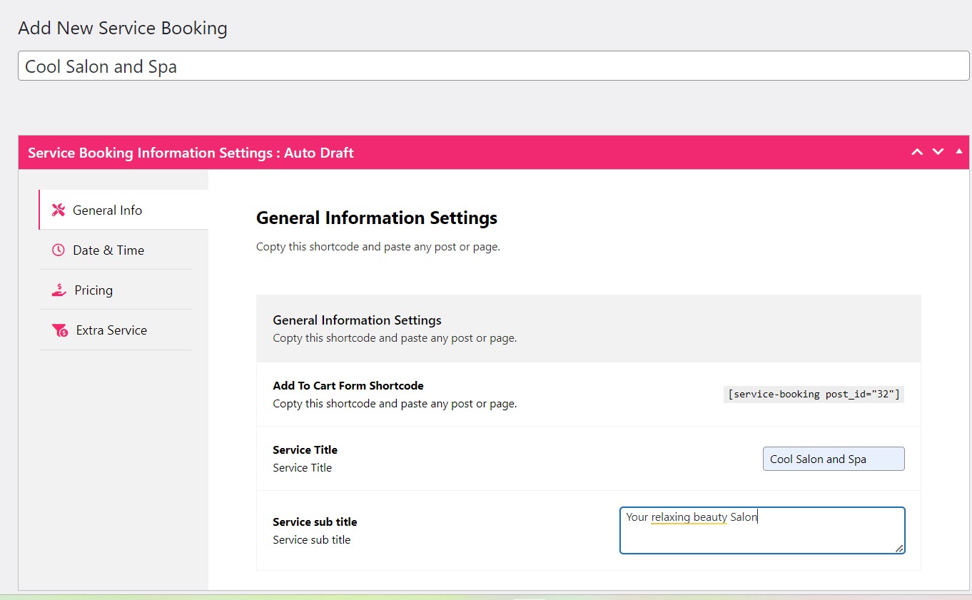 How to Make Salon website using WordPress Salon Booking Plugin 10