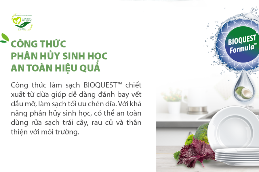 Công dụng của Nước Rửa Chén Đậm Đặc Amway Home