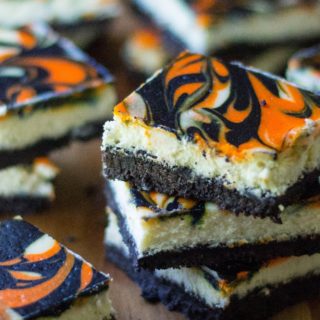 Halloween Cheesecake Bars