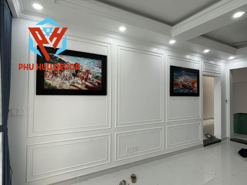 Mẫu phào chỉ nhựa trang trí cho không gian thêm sang trọng