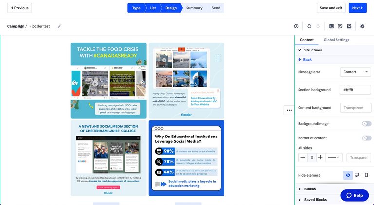 Previewing email content on ActiveCampaign