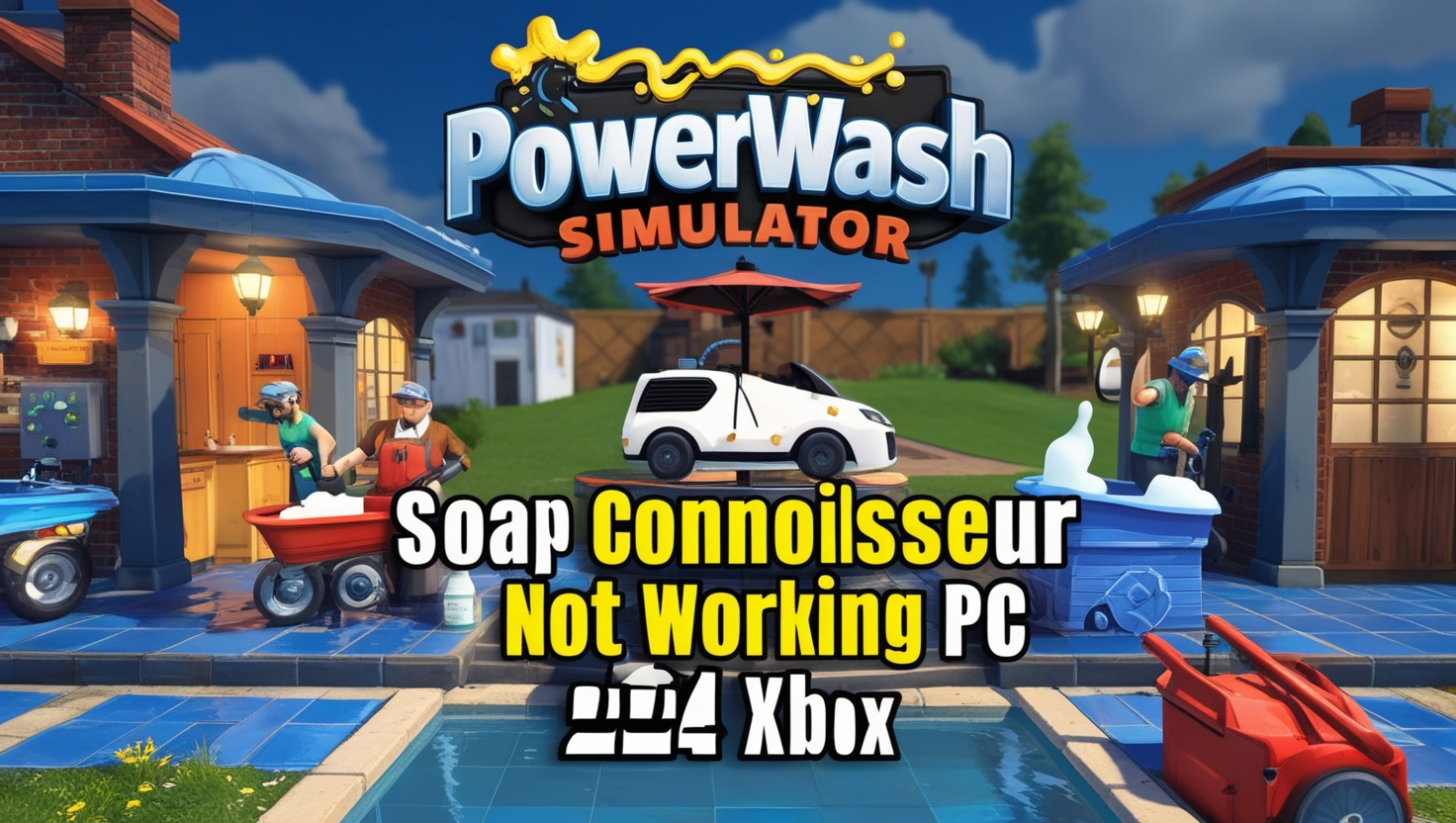 PowerWash Simulator Soap Connoisseur not working PC 2024 Xbox