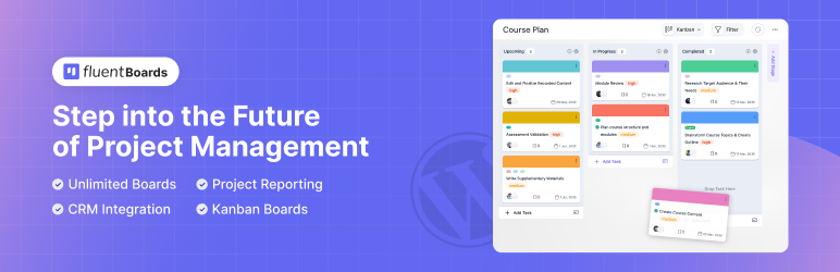 WordPress project management plugin