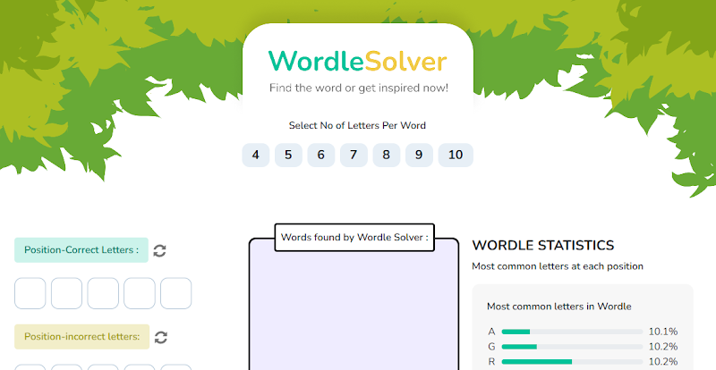 Wordle Solver Tool