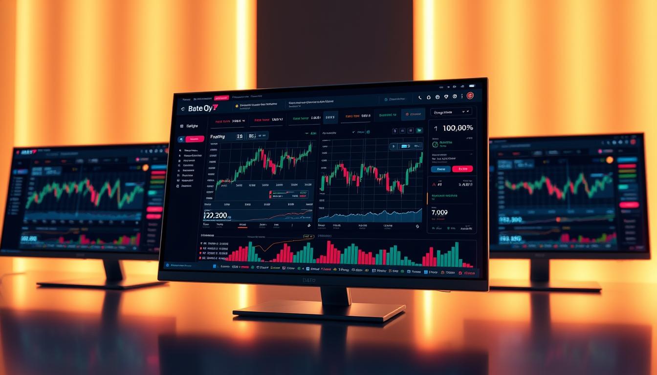 interface intuitiva da plataforma Bate Qyz