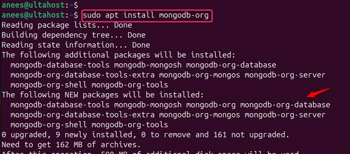 install mongodb