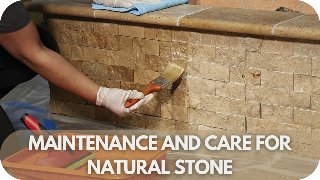 Keep natural stone in top condition to protect your investment and ROI.