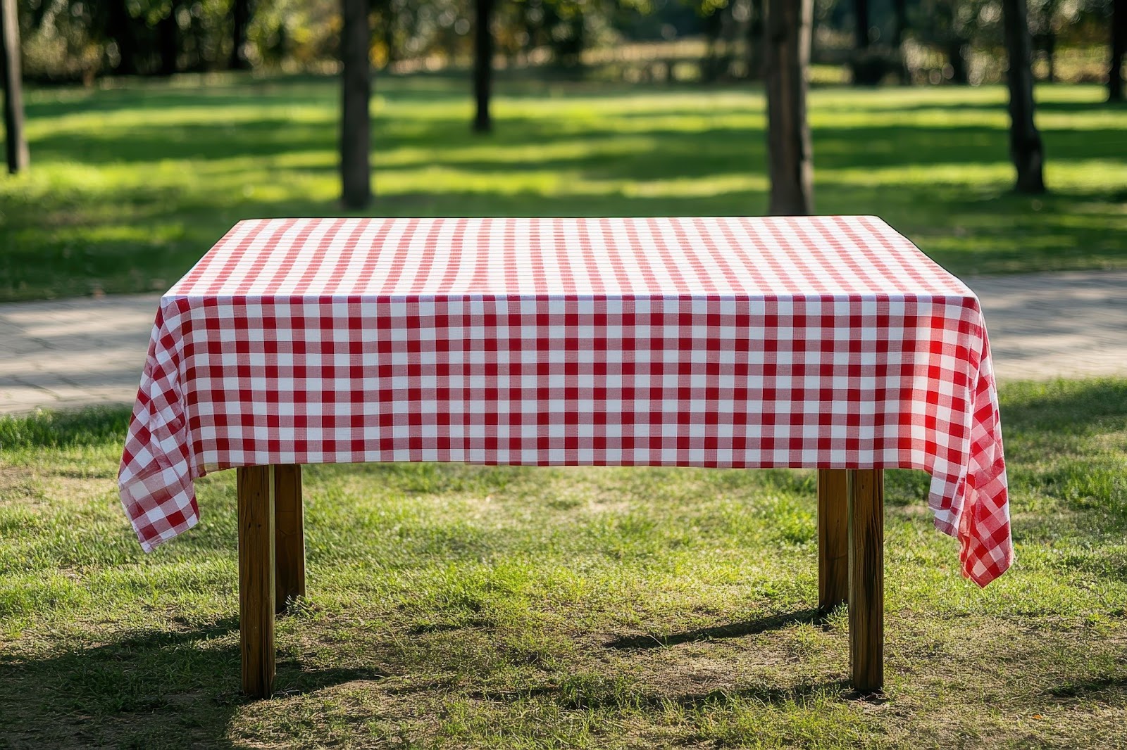 table red tablecloth