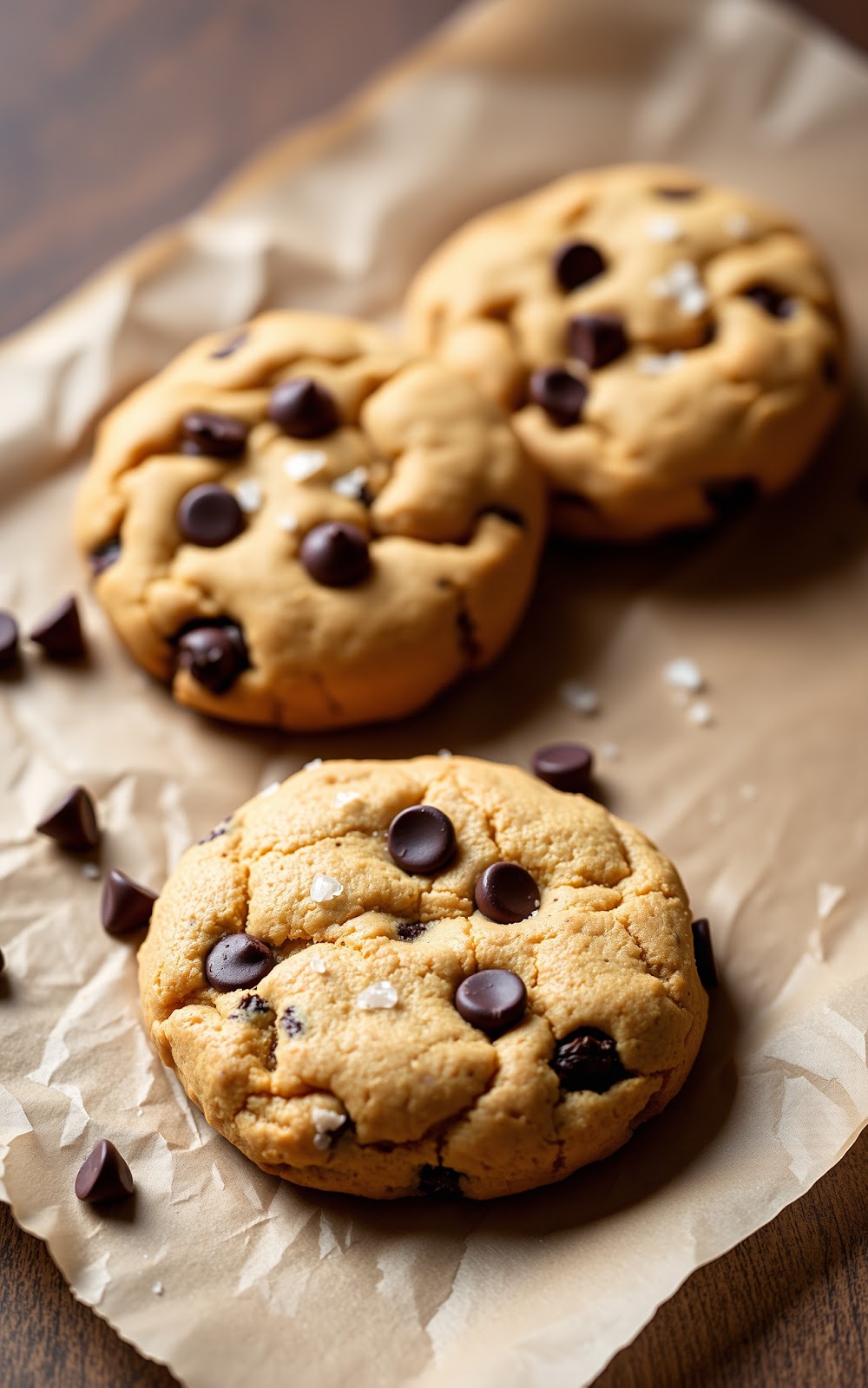 Almond Flour Chocolate Chip Cookies