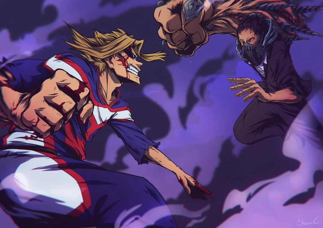 Top 15 Epic Anime Last Stands |  1: All Might vs. All for One | Animeking