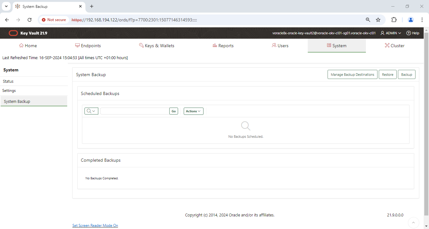 System Backup - Google Chrome