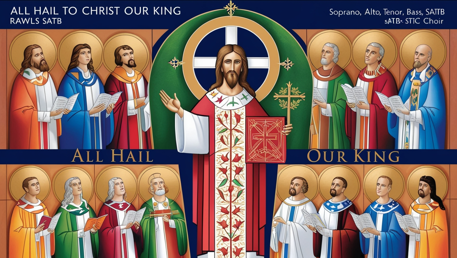 all hail to christ our king rawls satb