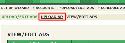 Upload Ad Screenshot