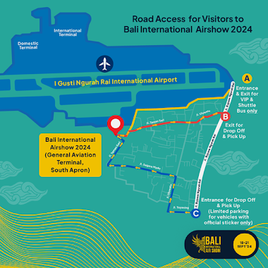 Pengaturan Lalu Lintas dan Saran Transportasi selama Acara Bali International Airshow 2024 