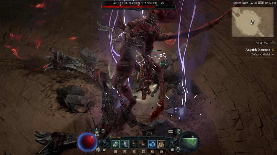 Diablo 4 Season 8 Andariel Boss Power