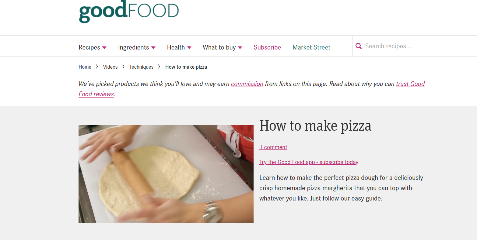 example of video about "How to Make Homemade Pizza"