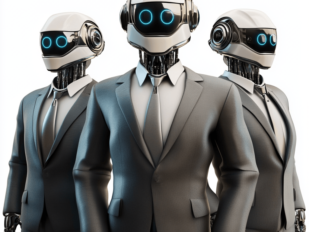 Robots in suit (Microsoft)