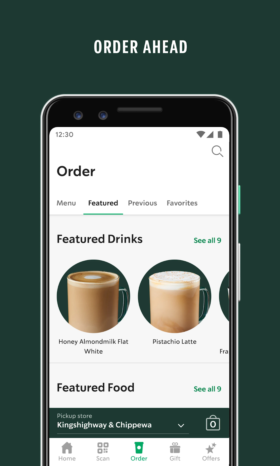 Starbuck's app