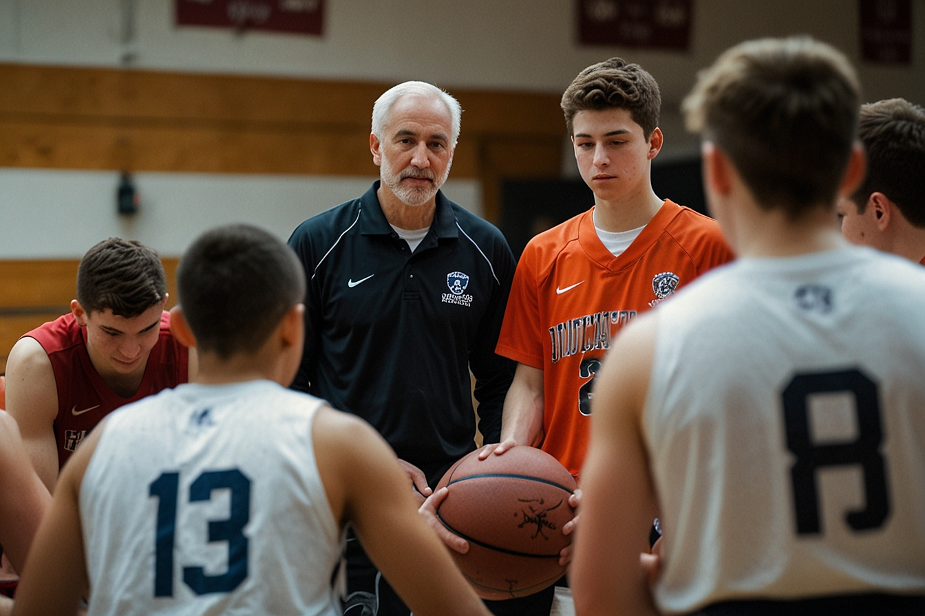 Basketball Program Philosophy on Napkin Mark Cascio