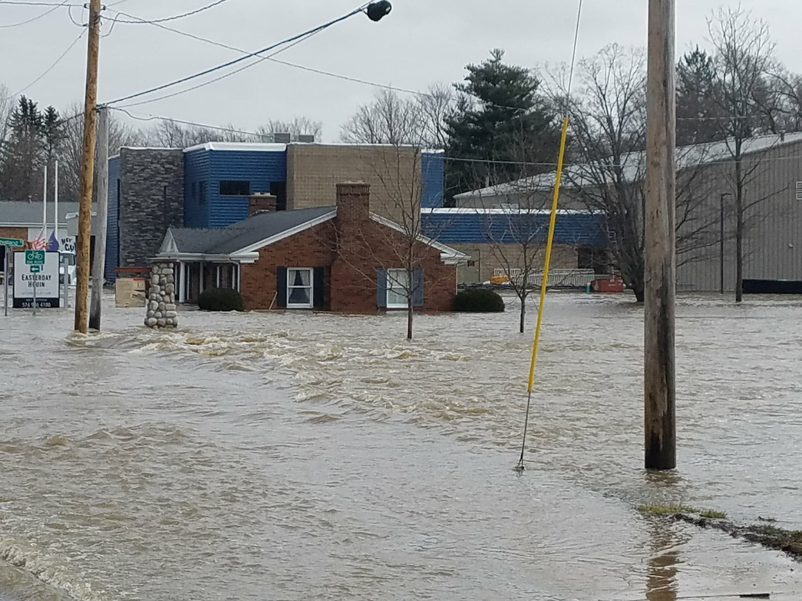 Flooding in Indiana in 2018.