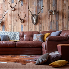 Leather 4 Seater Corner Sofa