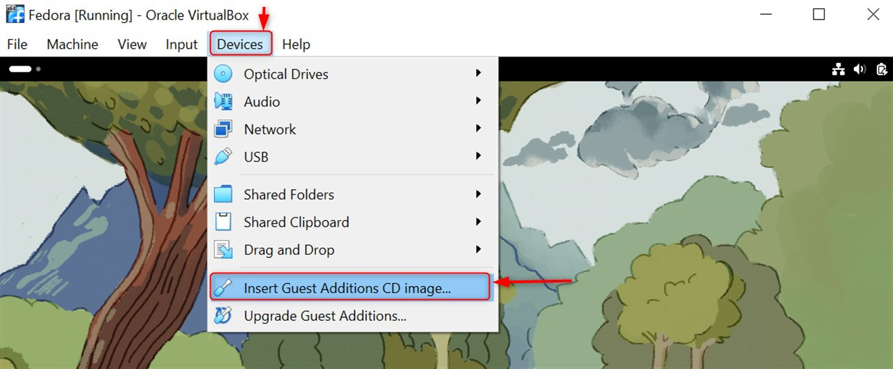 insert guest addition cd